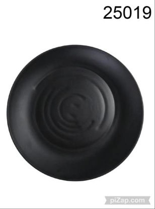 Imagen de PLATO REDONDO 28CM DIAM NEGRO  7.25
